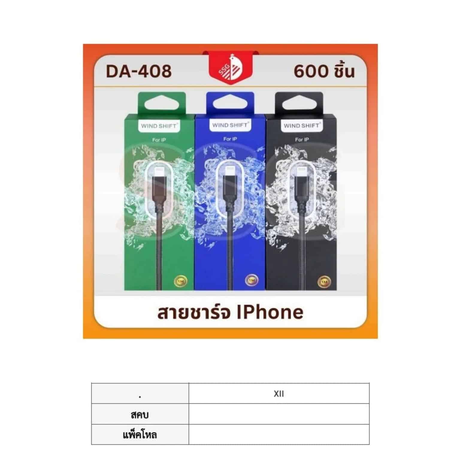 สายชาร์จ Iphone (For IP)