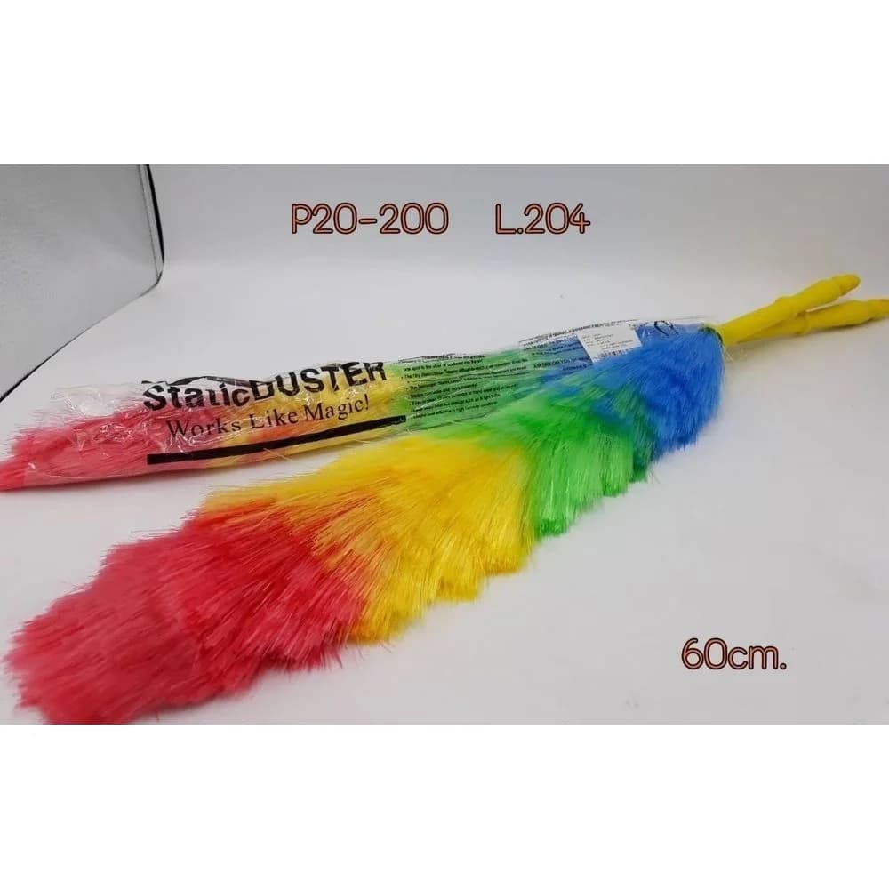 ไม้ปัดฝุ่นเชือกสีรุ้ง (ขนาด 60 cm.) SB 1